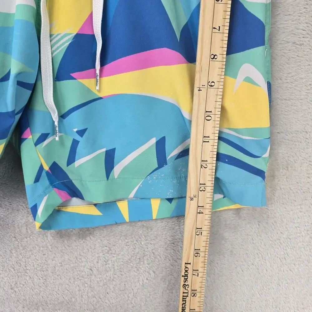 Chubbies Swim Trunks Mens Small The Wave Dashers Classic 5.5